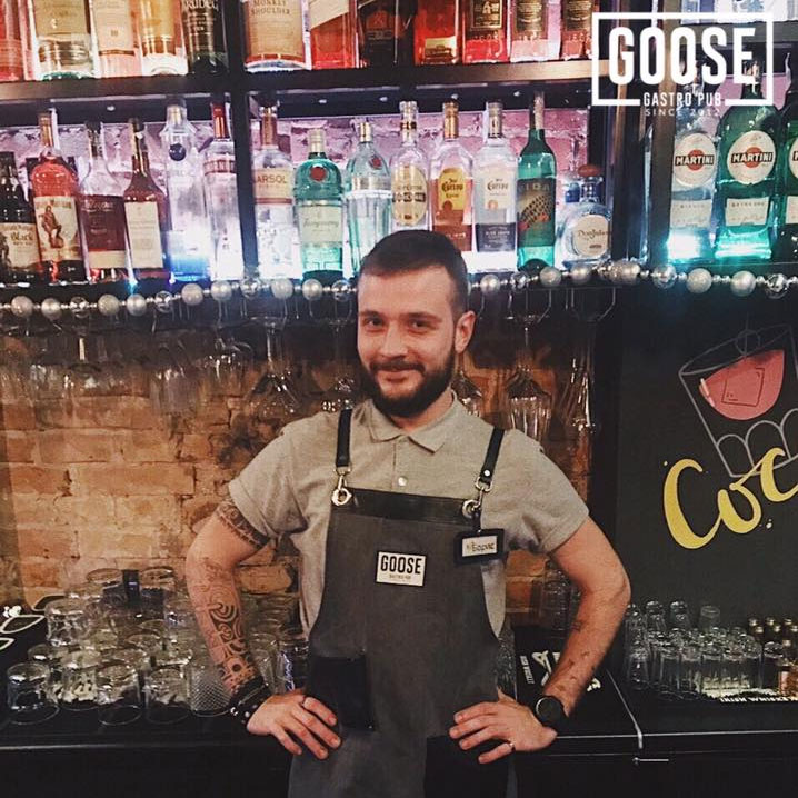 Миксология коктейли и пиво от Goose Gastro Pub на Подоле Киев
