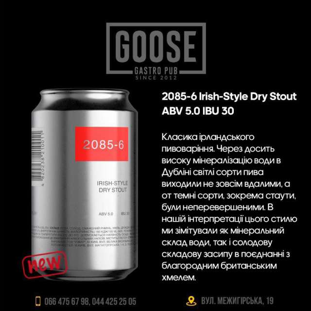Випити ірландського пива в пабі. Паб на Подолі у Києві Goose Gastro Pub