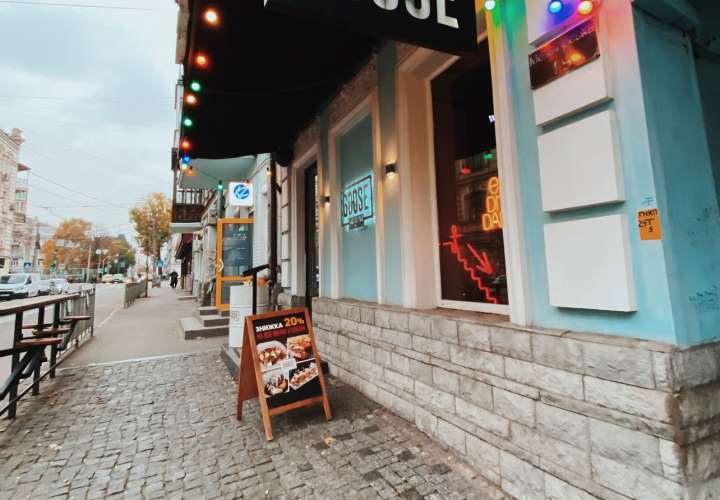 Интерьер Goose Gastro Pub Подол Киев Ресторан