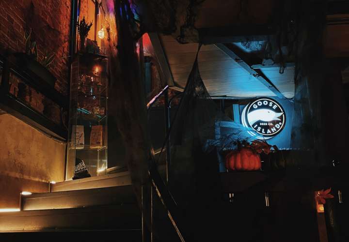 Интерьер Goose Gastro Pub Подол Киев Ресторан