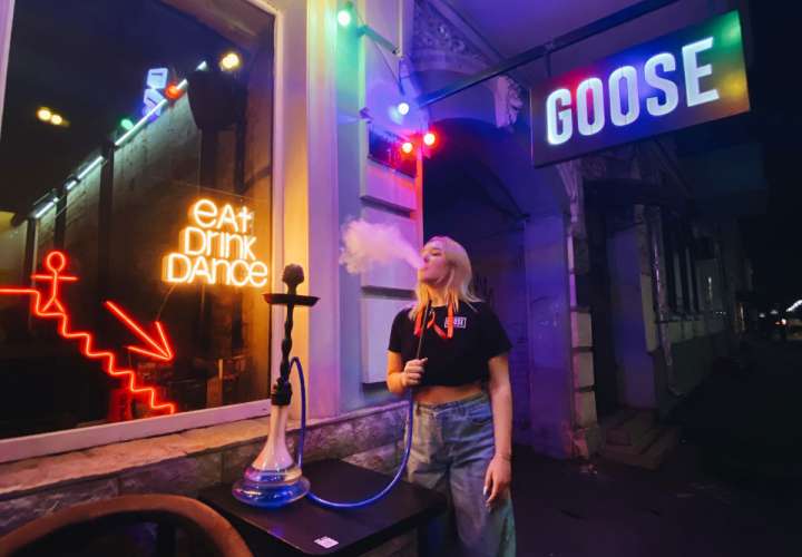 Люди Goose Gastro Pub Подол Киев Ресторан